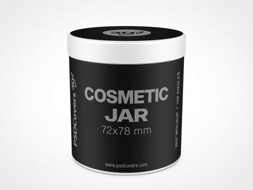 Cosmetic Jar Mockup 3