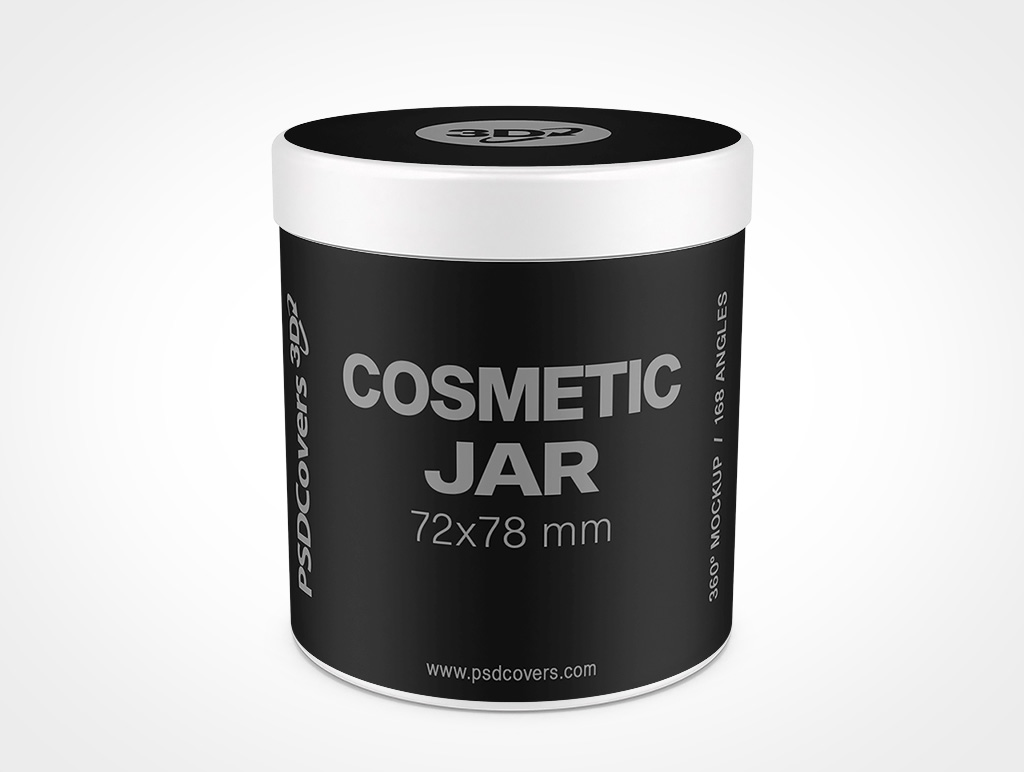 Cosmetic Jar Mockup 3