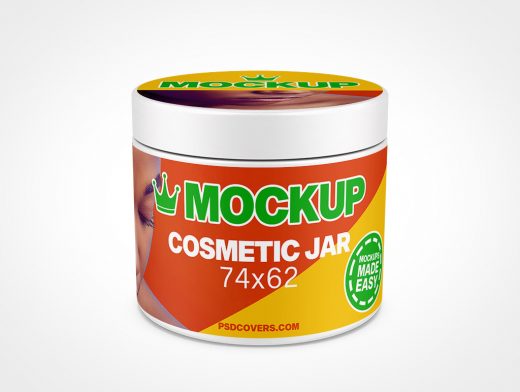Cosmetic Jar Mockup 6r