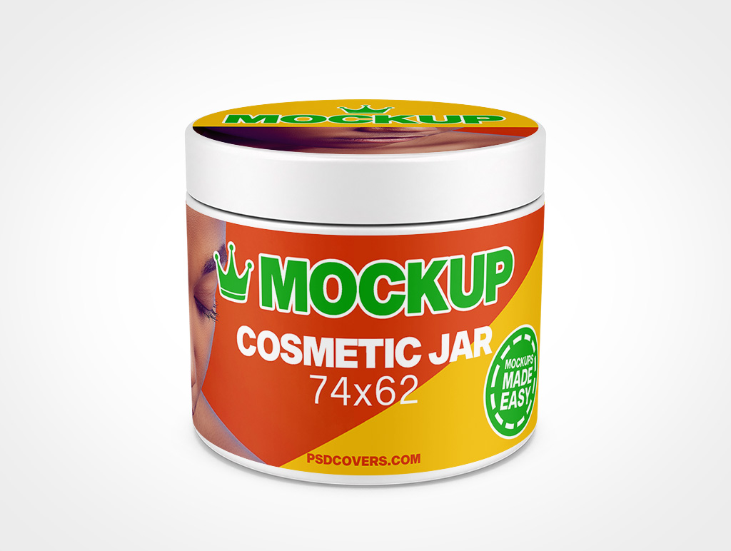 Cosmetic Jar Mockup 6r