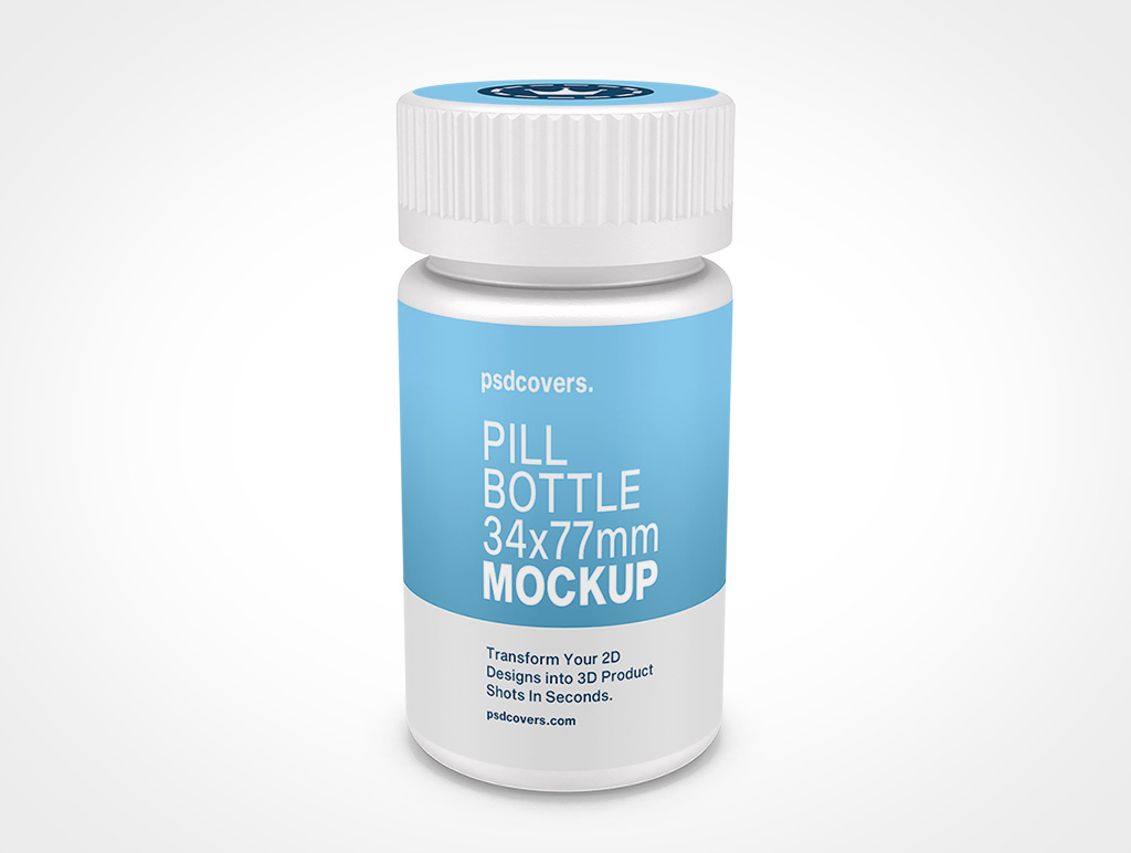 Pill Bottle Mockup 4r3