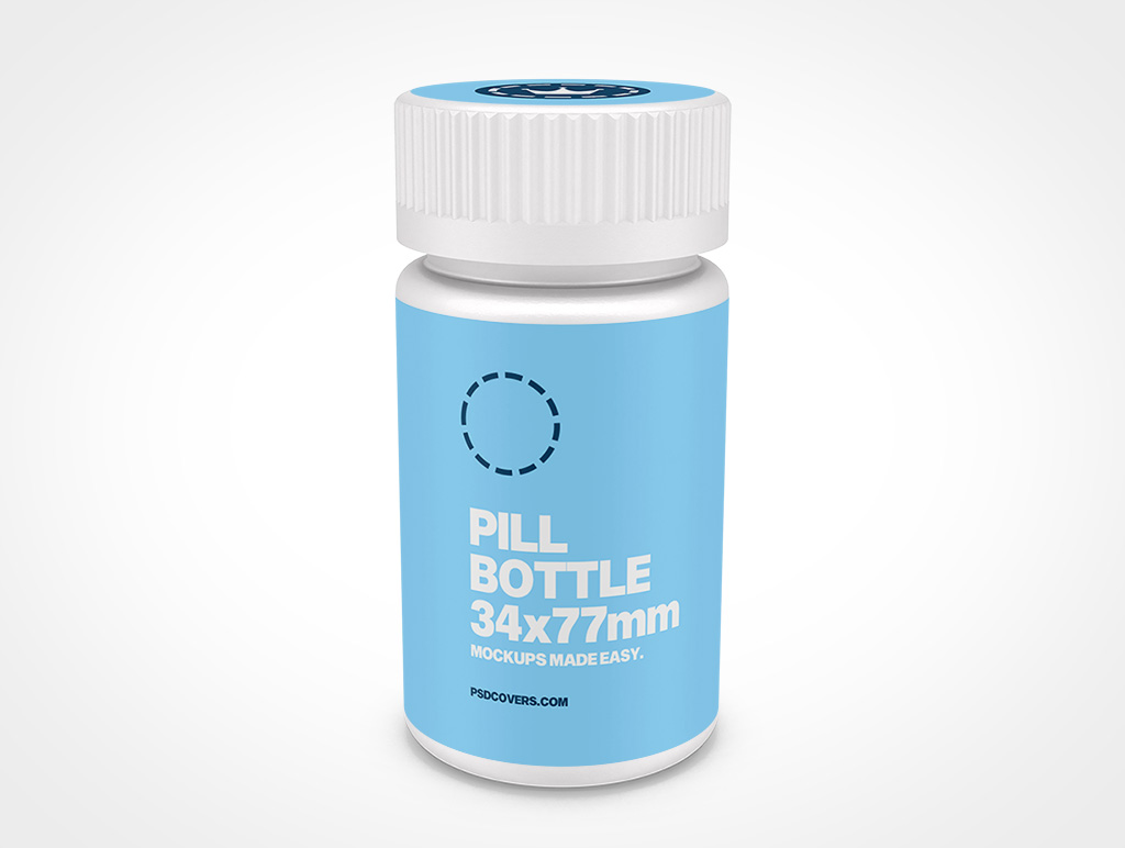 Pill Bottle Mockup 4r4