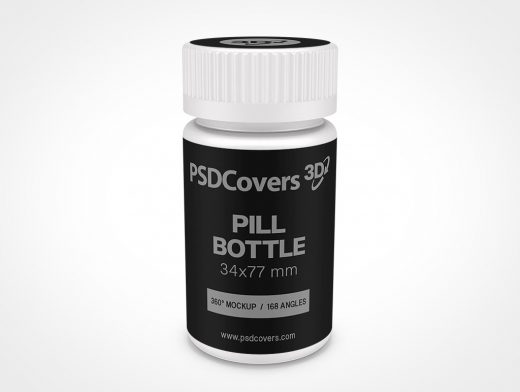 Pill Bottle Mockup 4