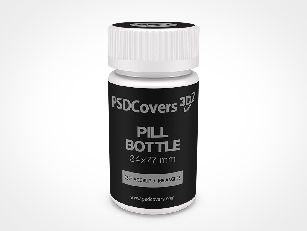 Pill Bottle Mockup 4