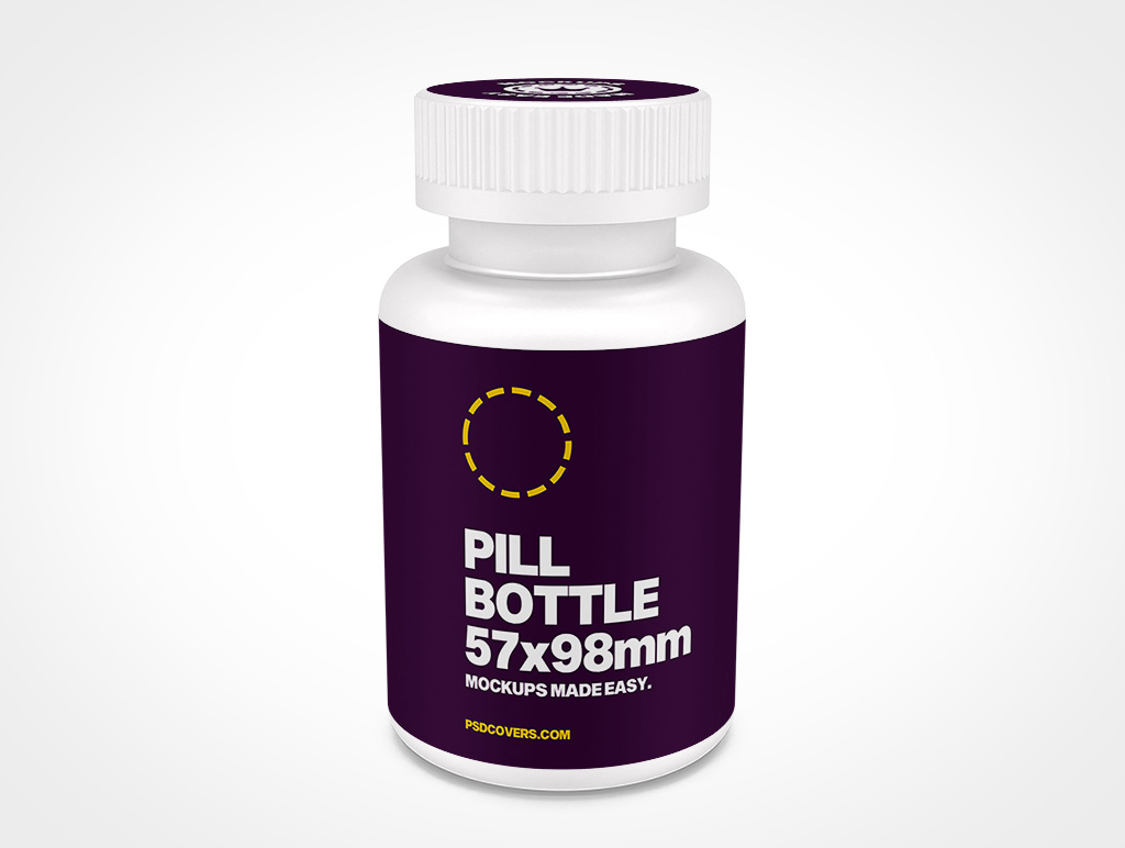 Pill Bottle Mockup 6r4