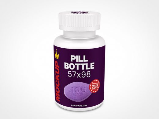 Pill Bottle Mockup 6r