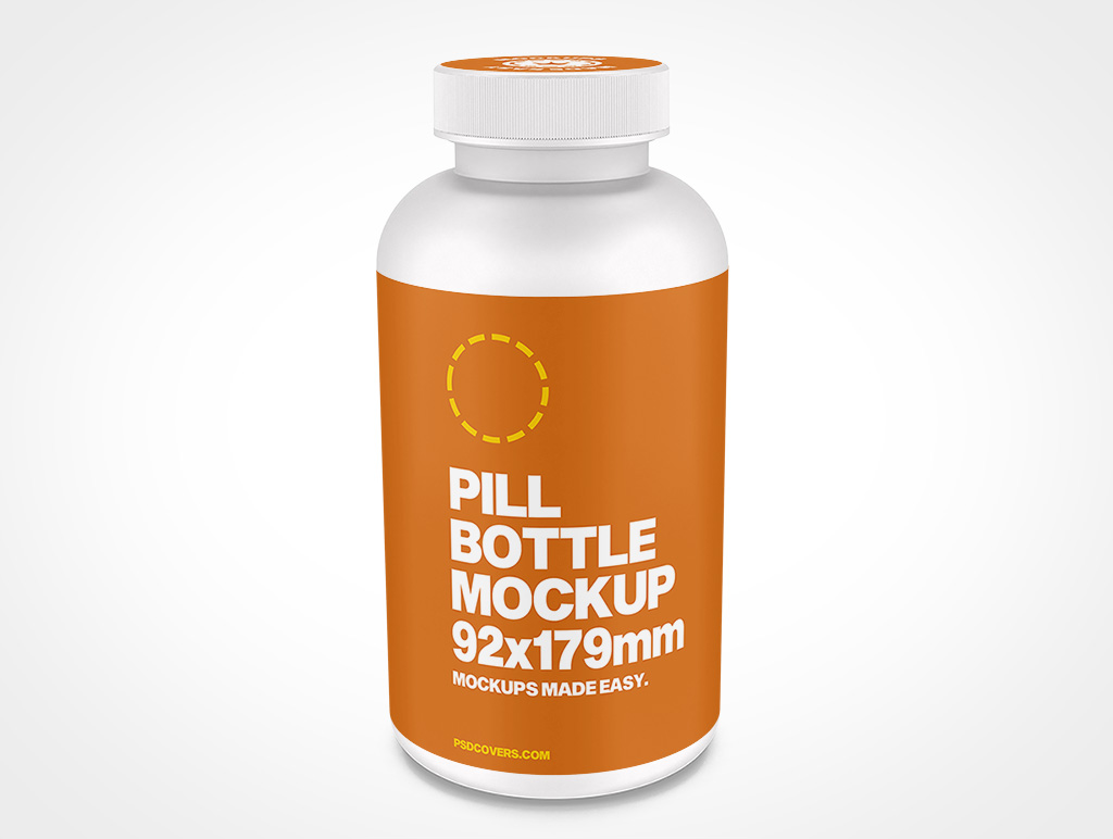 Pill Bottle Mockup 9r4