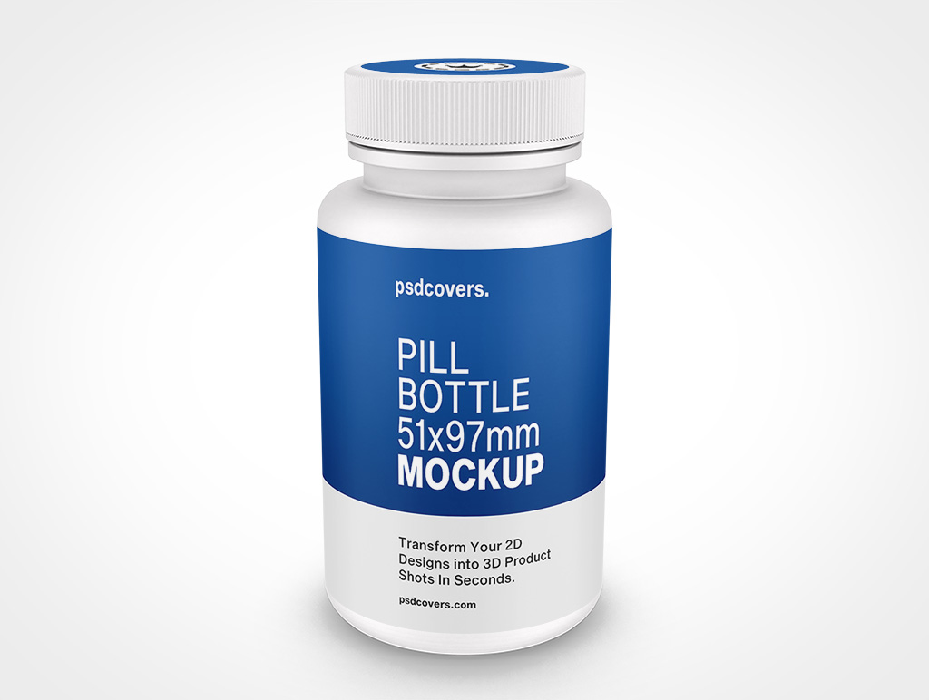 Pill Bottle Mockup 3r3
