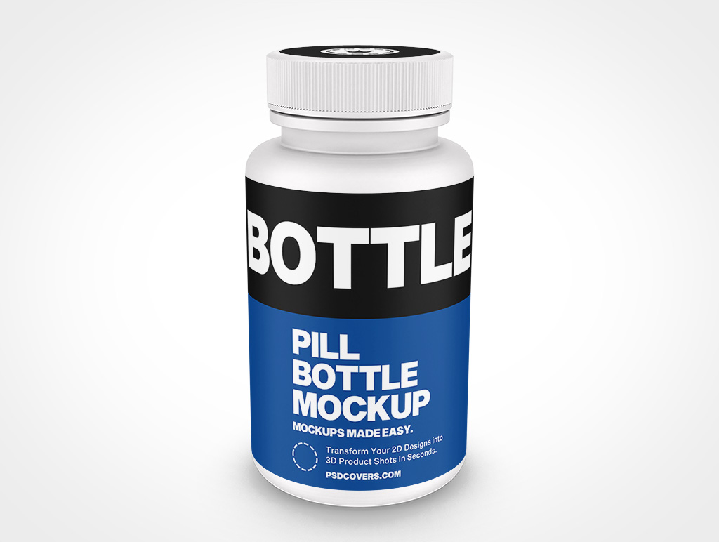 Pill Bottle Mockup 3r6