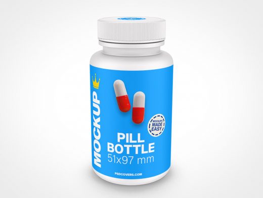 Pill Bottle Mockup 3r