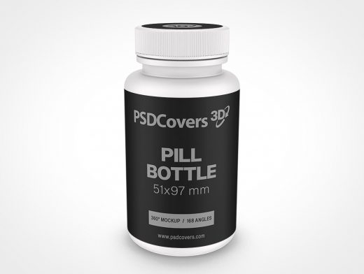Pill Bottle Mockup 3