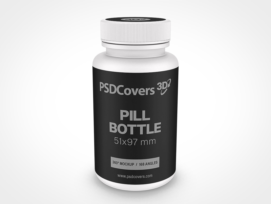 Pill Bottle Mockup 3
