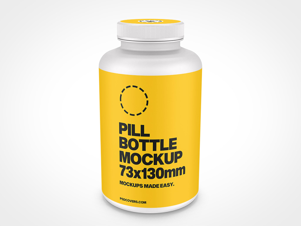 Pill Bottle Mockup 8r4