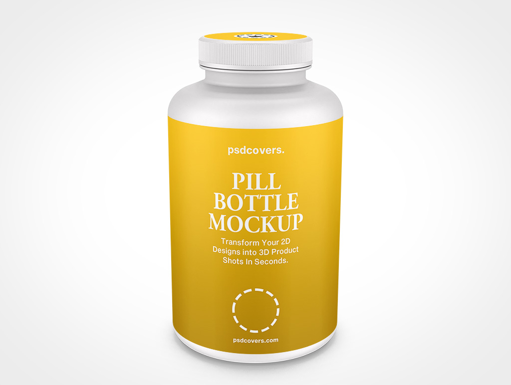 Pill Bottle Mockup 8r5