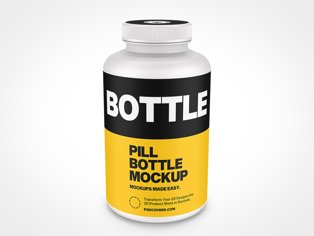 Pill Bottle Mockup 8r6