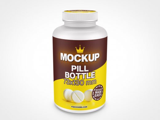 Pill Bottle Mockup 8r