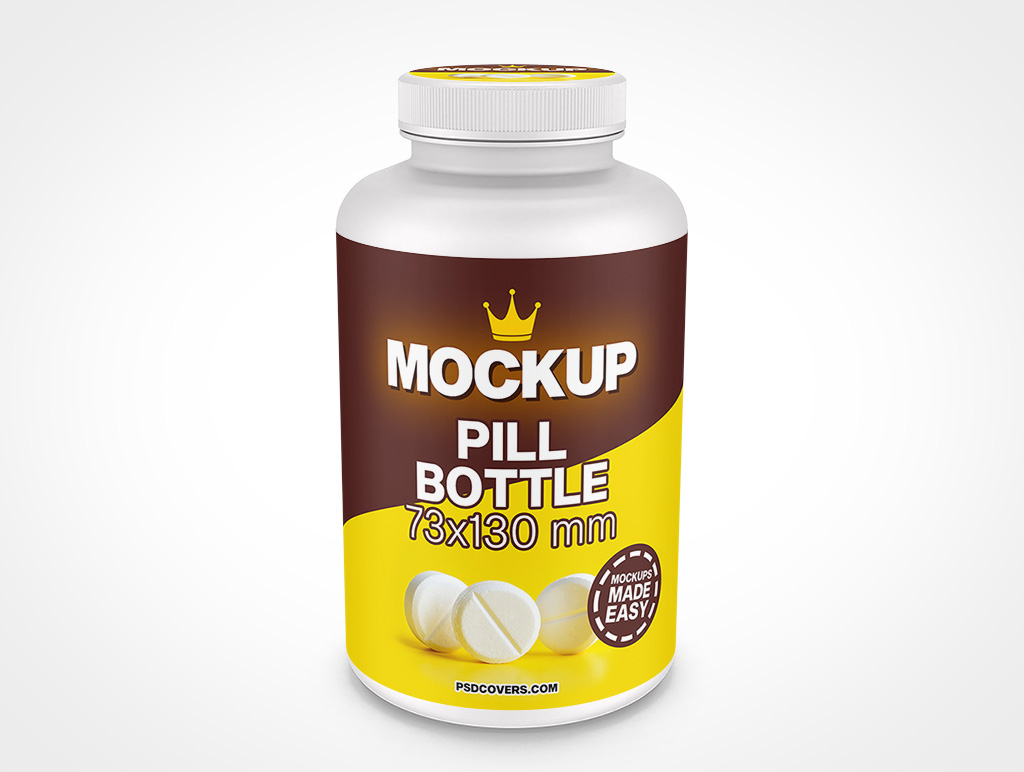 Pill Bottle Mockup 8r