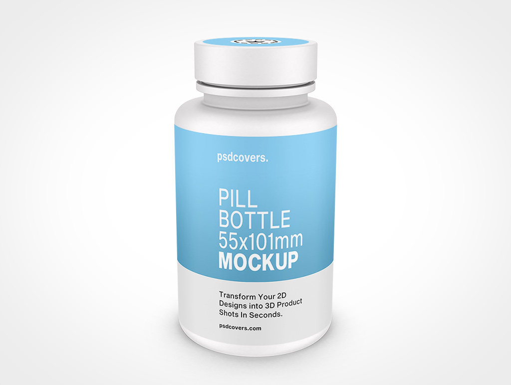 Pill Bottle Mockup 2r3