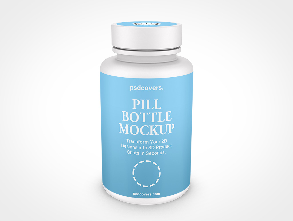 Pill Bottle Mockup 2r5