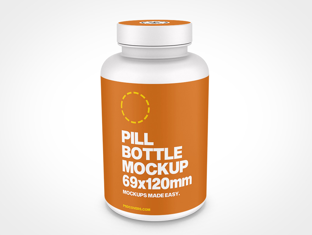 Pill Bottle Mockup 7r4