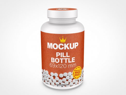 Pill Bottle Mockup 7r