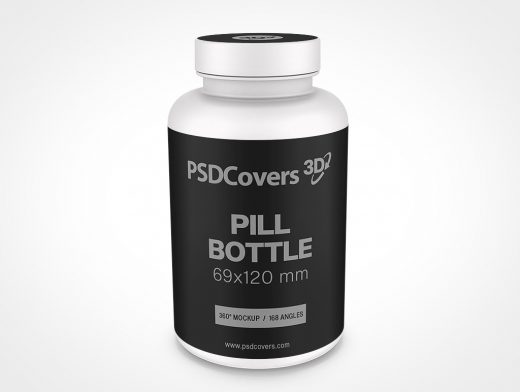 Pill Bottle Mockup 7
