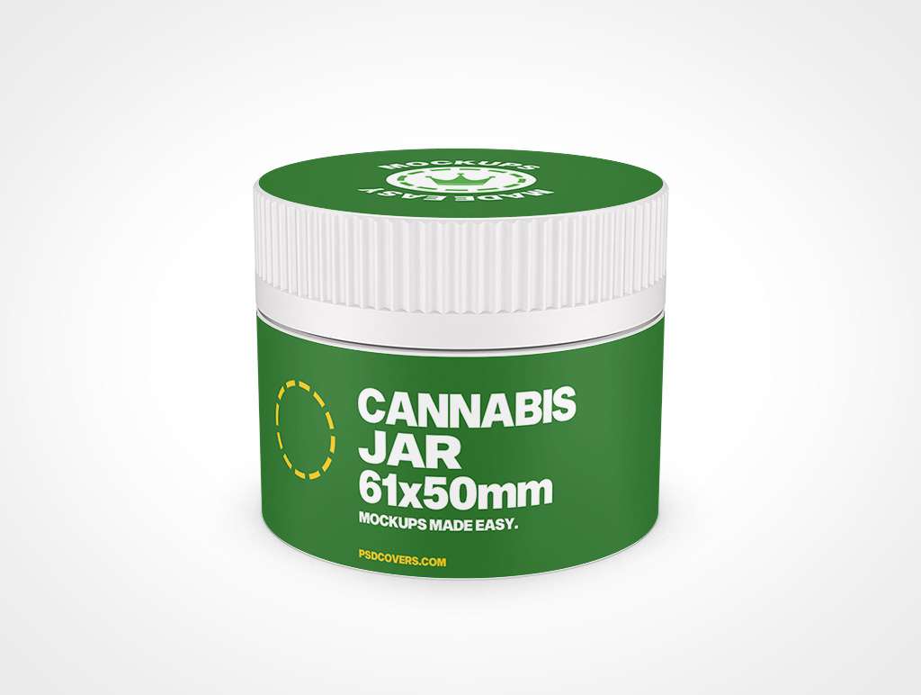 Cannabis Jar Mockup 3r2