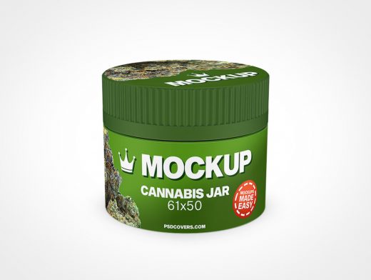 Cannabis Jar Mockup 3r7