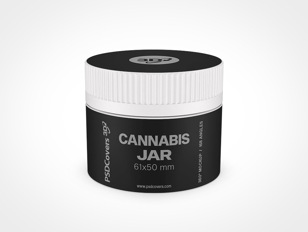 Cannabis Jar Mockup 3r8