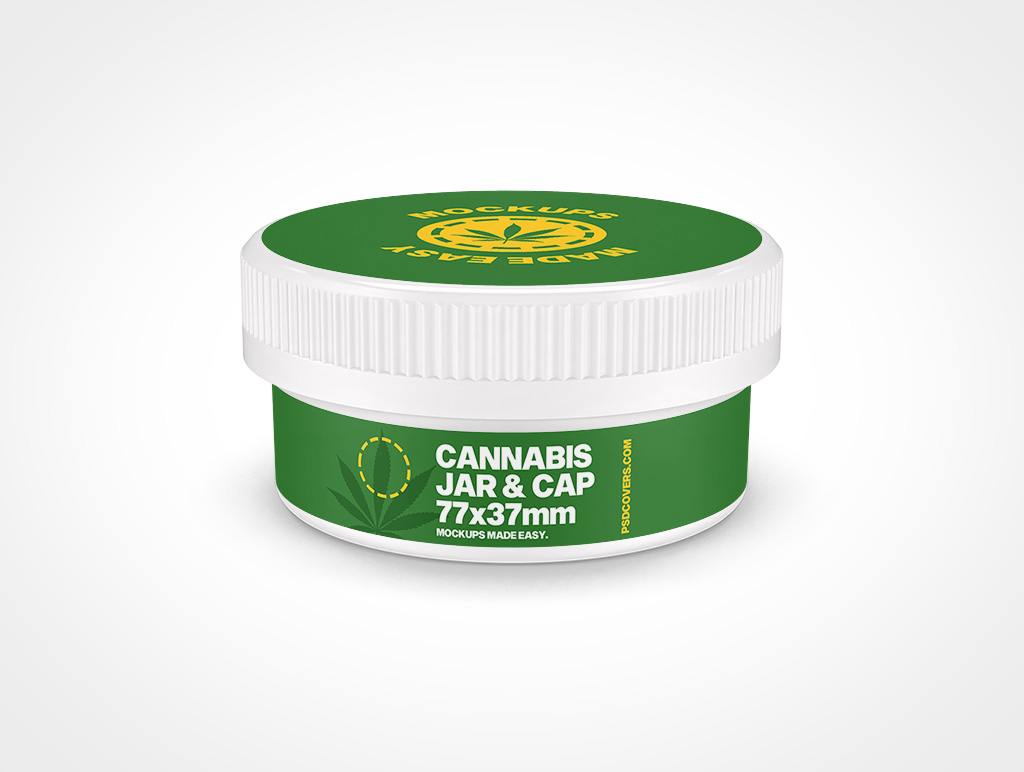 Cannabis Jar Mockup 4r2
