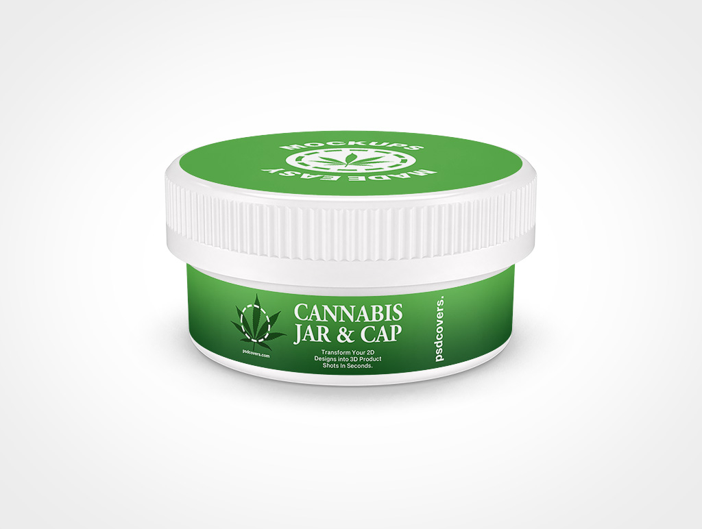 Cannabis Jar Mockup 4r3