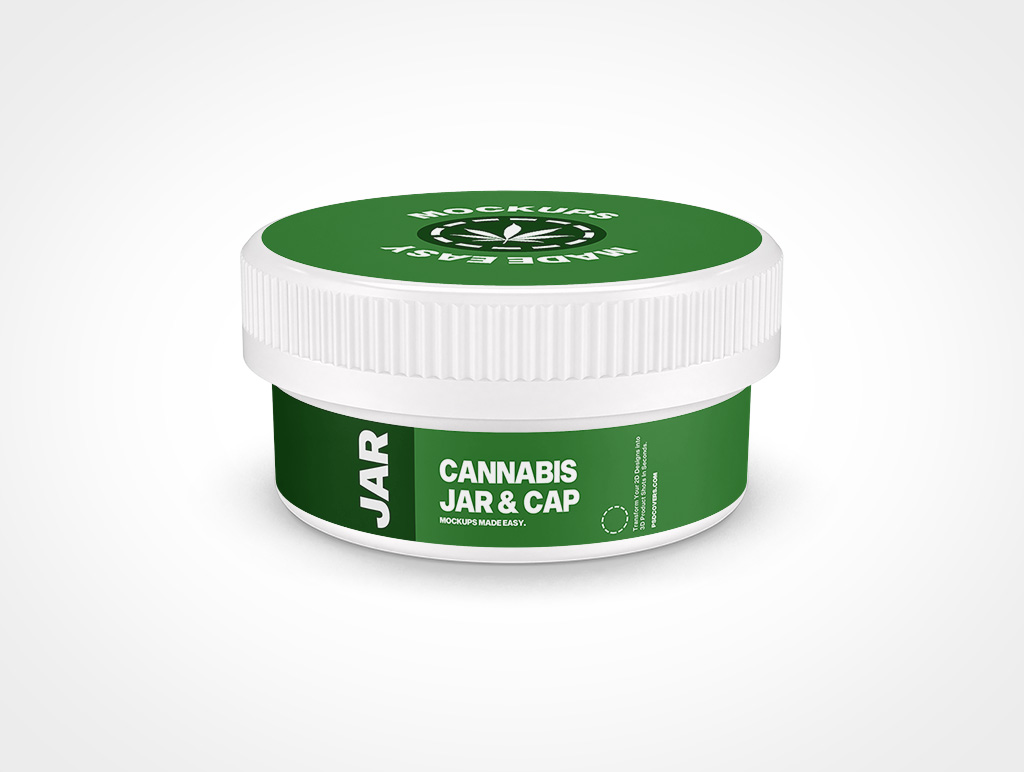 Cannabis Jar Mockup 4r4