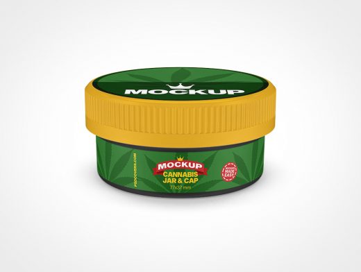 Cannabis Jar Mockup 4r7
