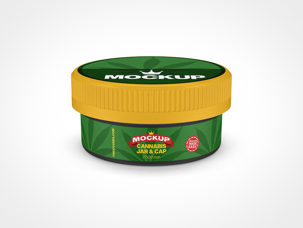 Cannabis Jar Mockup 4r7