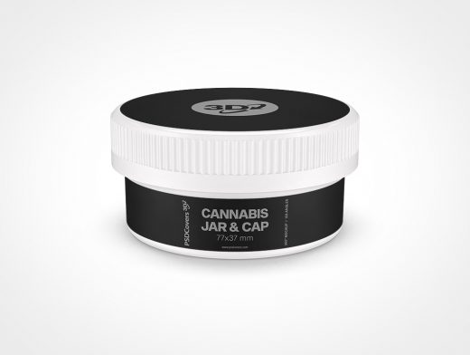 Cannabis Jar Mockup 4r8