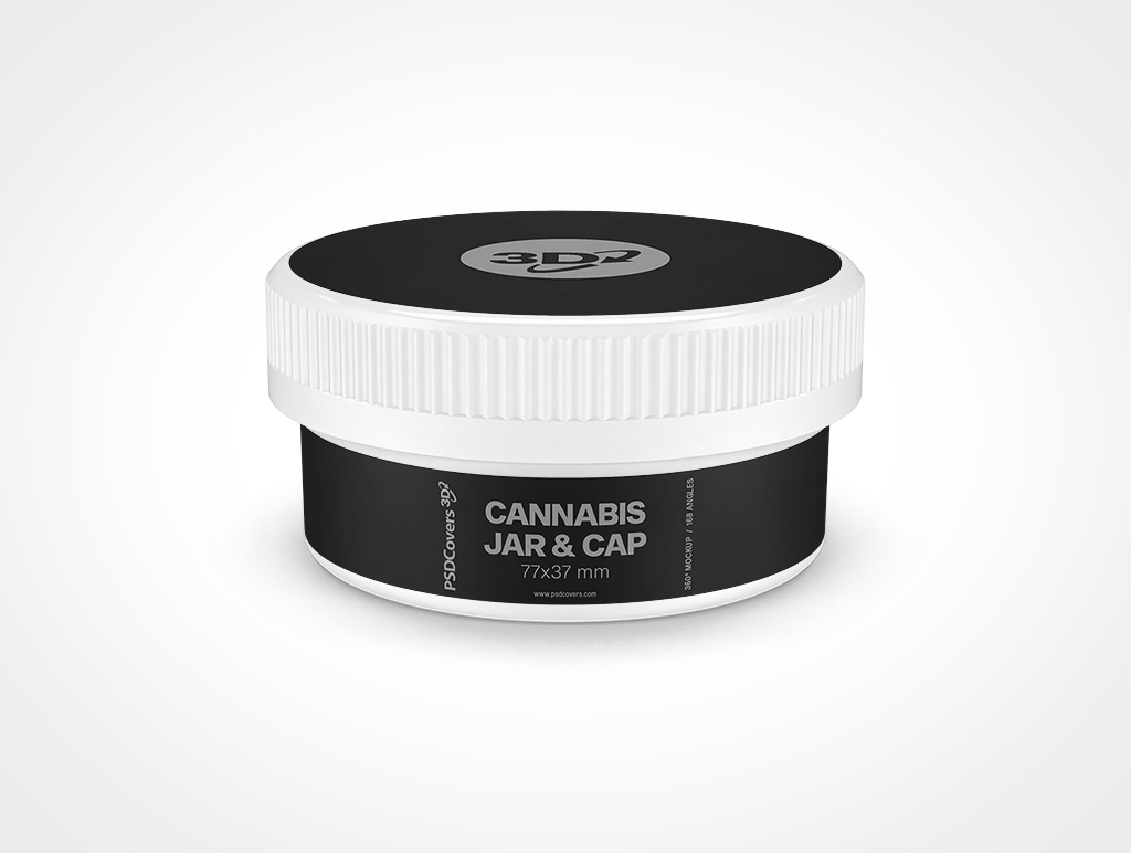 Cannabis Jar Mockup 4r8