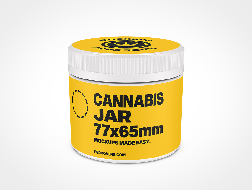 Cannabis Jar Mockup 6r2