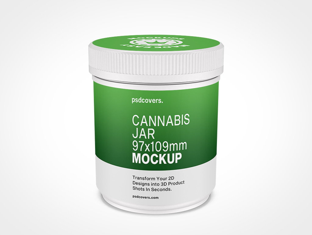 Cannabis Jar Mockup 7r