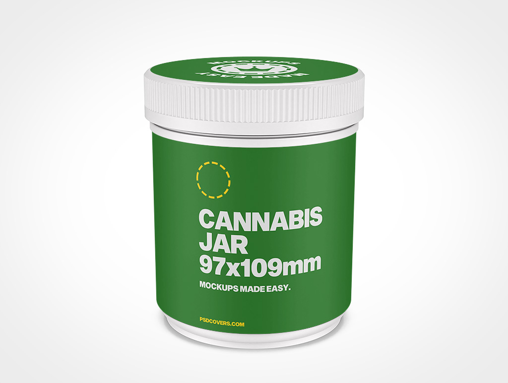 Cannabis Jar Mockup 7r2
