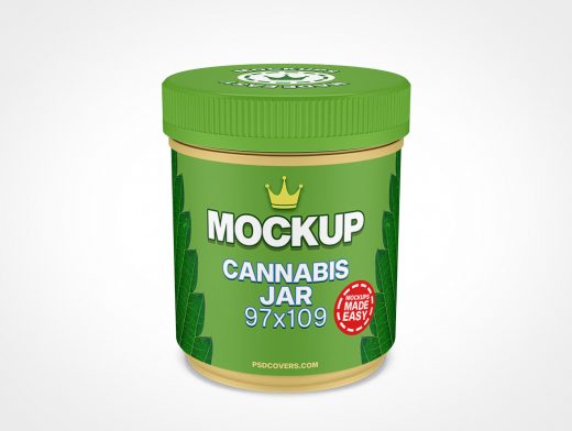 Cannabis Jar Mockup 7r7