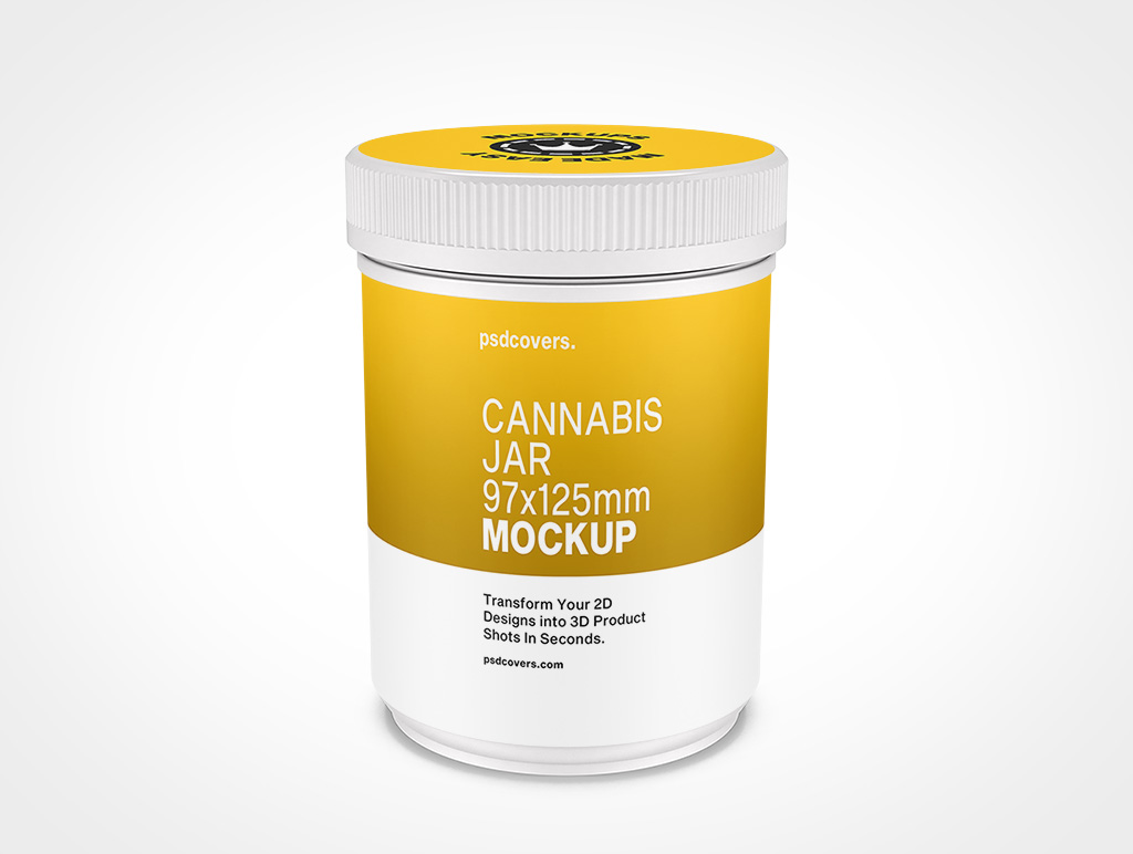 Cannabis Jar Mockup 8r