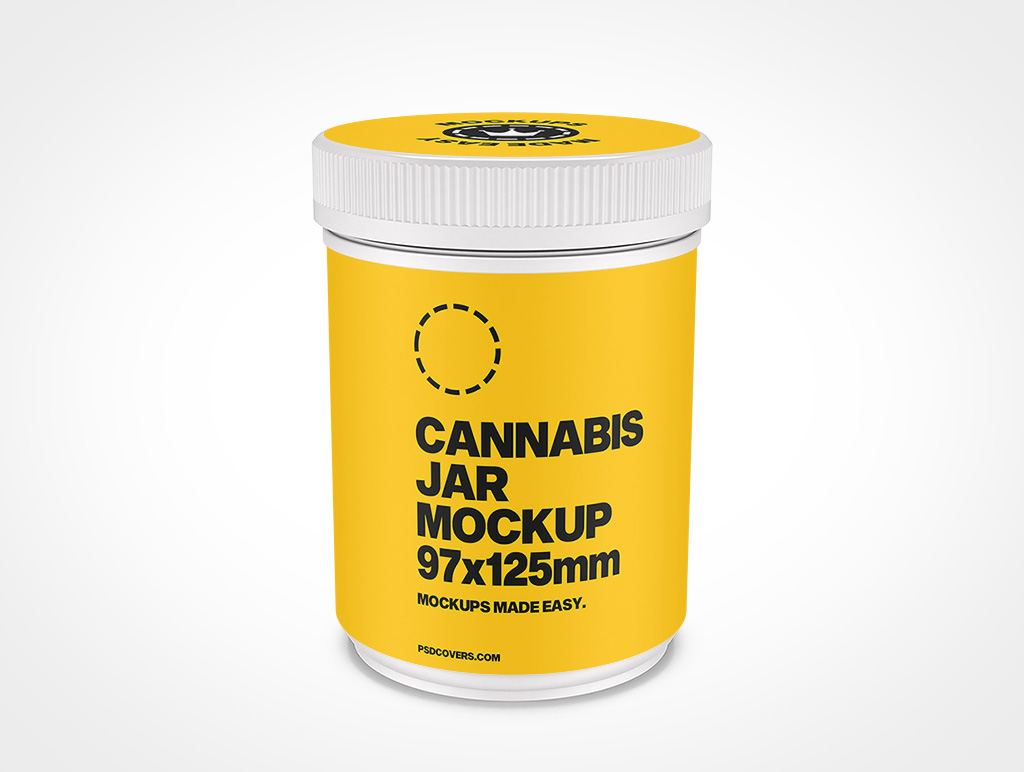 Cannabis Jar Mockup 8r2