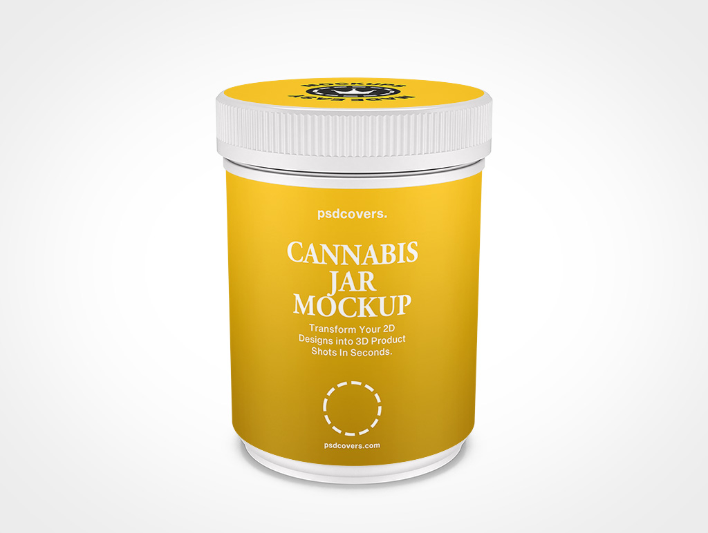 Cannabis Jar Mockup 8r3