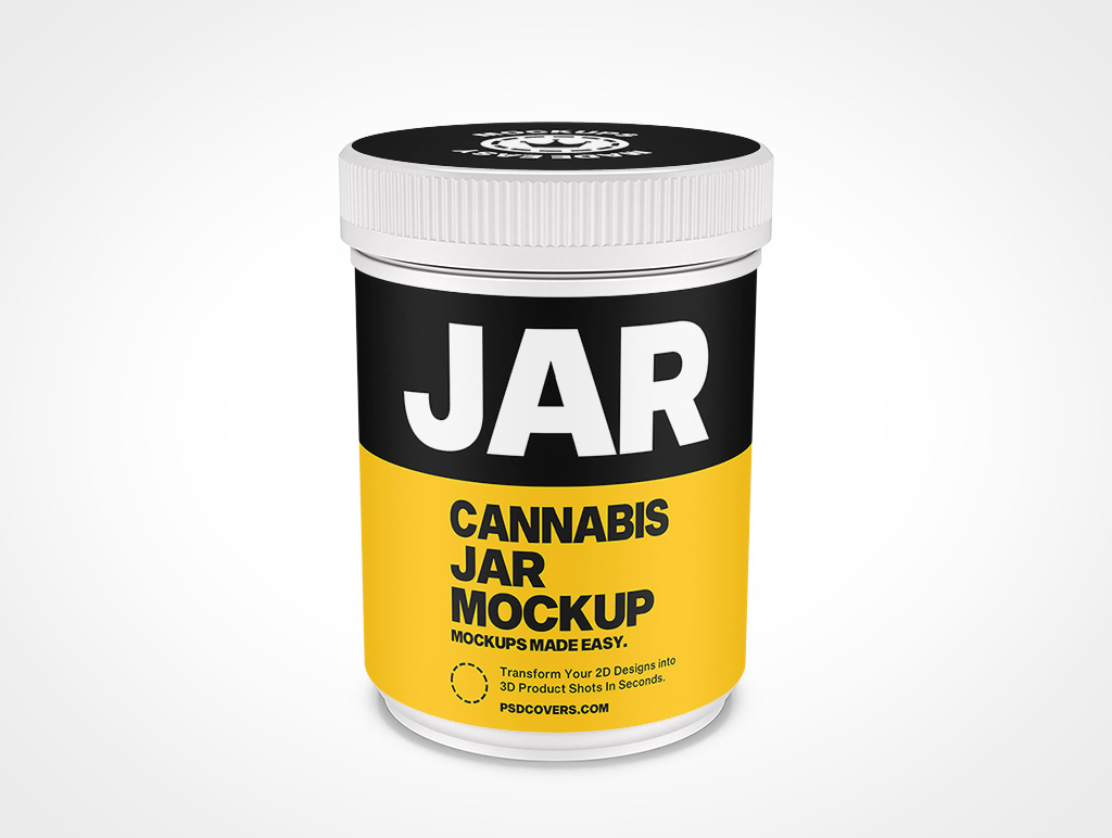 Cannabis Jar Mockup 8r4