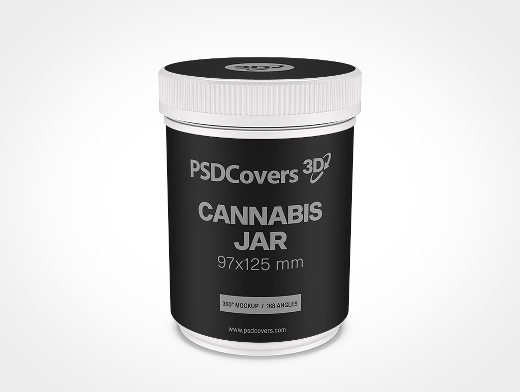 Cannabis Jar Mockup 8r8