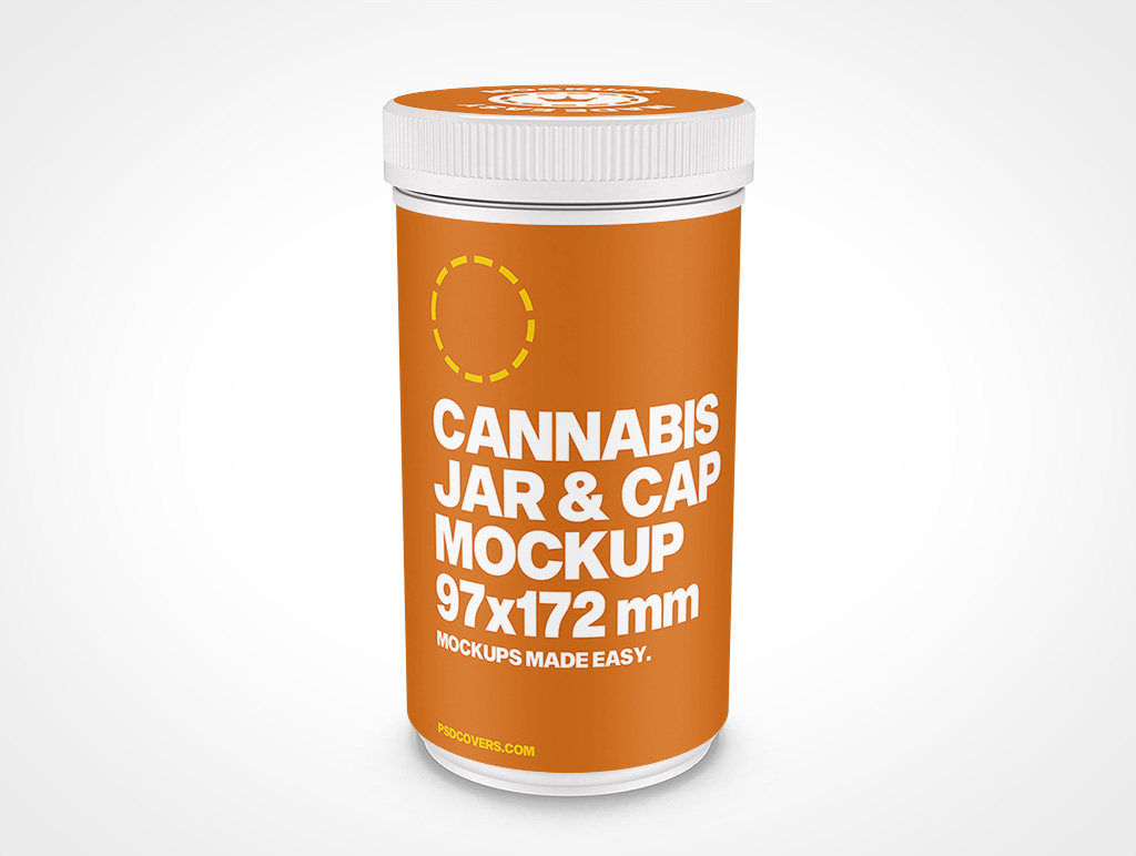 Cannabis Jar Mockup 9r2