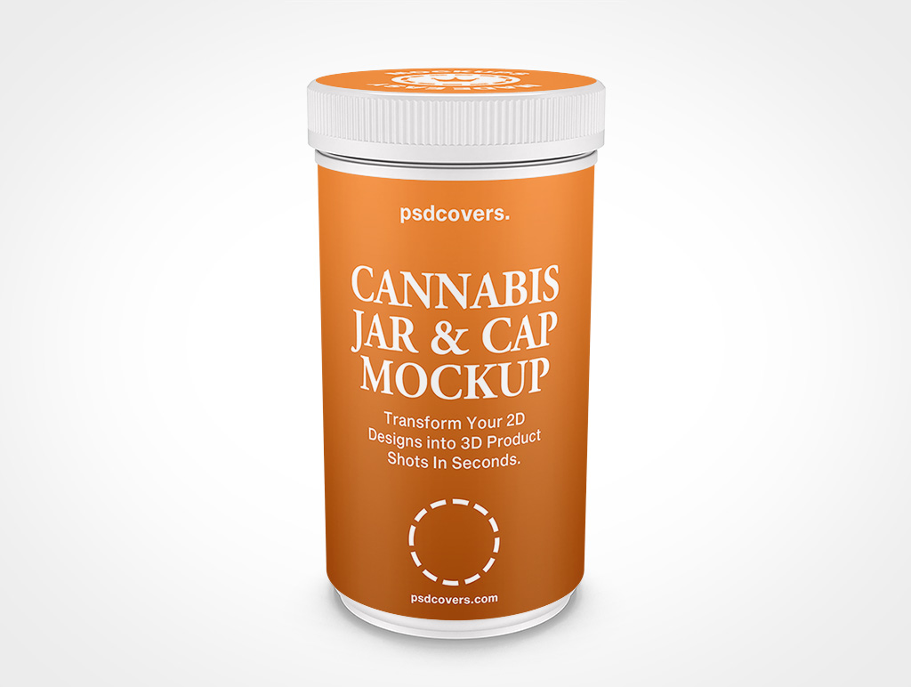 Cannabis Jar Mockup 9r3