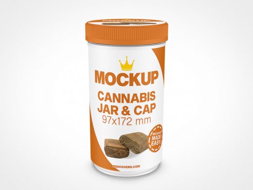 Cannabis Jar Mockup 9r7