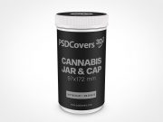 Cannabis Jar Mockup 9r8