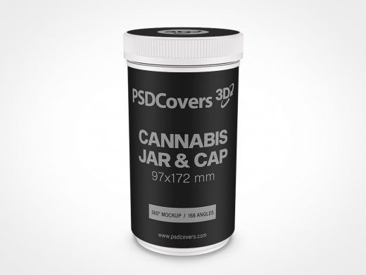 Cannabis Jar Mockup 9r8